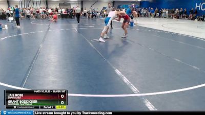 Silver 157 lbs Cons. Round 2 - Jais Rose, Unattached vs Grant Boddicker, Wisconsin-Platteville