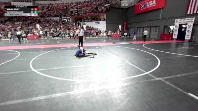 57 lbs Cons. Round 2 - Wayne Thomas Jr., Wisconsin vs Malaki Henry, LAW