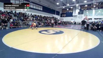 125 lbs Cons. Semi - Victoria Gonzalez, Garden Grove vs Juliet Martin, Newbury Park