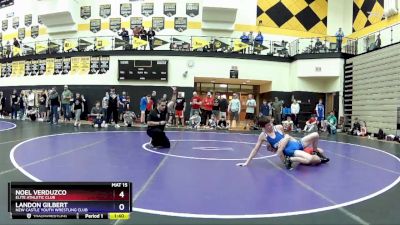 125 lbs Champ. Round 1 - Noel Verduzco, Elite Athletic Club vs Landon Gilbert, New Castle Youth Wrestling Club