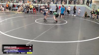 93 lbs Cons. Round 3 - Jedidiah Mason, Glacier Bear Wrestling Club vs Lance Chappelle, Interior Grappling Academy