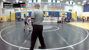 150 lbs Cons. Round 1 - Gregory Day, William T Dwyer vs BRYAN CAMILO, Cypress Creek H S