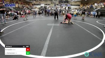 135 lbs Rr Rnd 3 - Brooklyn Austin, Redskins Wrestling Club vs Jaxon Bohannon, Elgin Wrestling