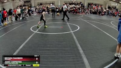 50 lbs Cons. Round 2 - Aiden Carpenter, Maryland Predators vs Bryson Chambers, Panthers