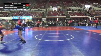 114 lbs Cons. Semi - Alexa Garay, Crzy MT Crushers vs Kennadi Savaria, Heights Wrestling Club