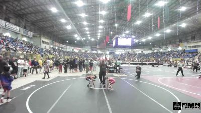 54 lbs Quarterfinal - Murphy Arnold, Chatfield WC vs Joaquin Vasquez, Steel City Reloaded WC