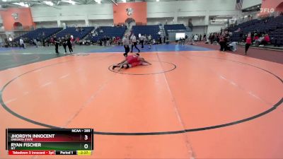 285 lbs Cons. Semi - Ryan Fischer, RIT vs Jhordyn Innocent, Oneonta State