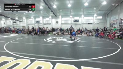 115 lbs Round Robin 2 - Drayden Bacon, TB Legacy - EL vs Vance Alexander, Alber Athletics - EL