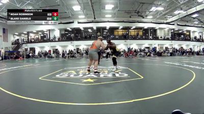 285 lbs Quarterfinal - Noah Robinson, Heidelberg vs Blake Daniels, Adrian