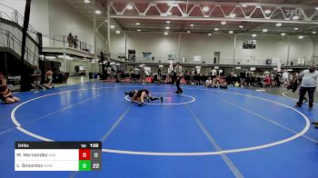 64 lbs Rr Rnd 4 - Marco Hernandez, Kraken White vs Chase Simonton, Savage Wrestling