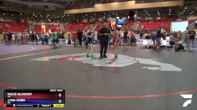 127 lbs Round 4 - Macie Blossom, OK vs Lynn Horn, OK