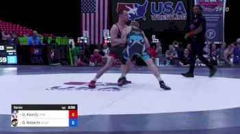 60 kg Semis - Dylan Koontz, Titan Mercury Wrestling Club vs Dalton Roberts, Army (WCAP)