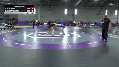 138 lbs Champ. Round 1 - Ella Schmit, Iowa vs Clover Williams, Unattached