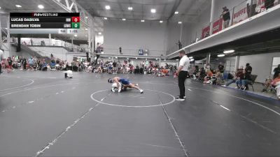 132 lbs Round 2 (6 Team) - Brendan Tobin, LBWC vs Lucas Dasilva, Iron Horse White