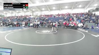 150 lbs Semifinal - Luke Edgmon, Davis vs Ryker Cluff, Spanish Fork