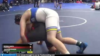 220 lbs Cons. Round 4 - Jackson Baker, Wheatland vs Ryder Smith, Castle View