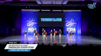 The Knockout All-Stars - Emeralds Youth Pom [2025 Youth - Pom - Small Day 2] 2025 NDA All-Star National Championship