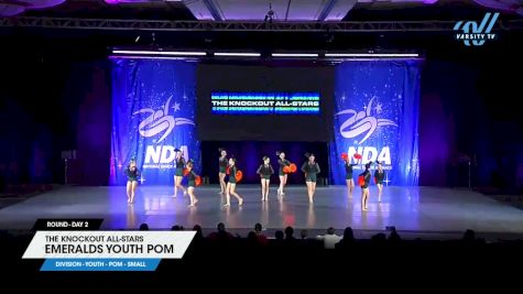 The Knockout All-Stars - Emeralds Youth Pom [2025 Youth - Pom - Small Day 2] 2025 NDA All-Star National Championship