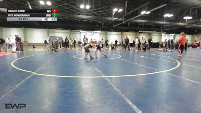 67 lbs Rr Rnd 1 - Grace Kerr, Roundtree Wrestling Academy vs Rye Bowerman, Madill Takedown