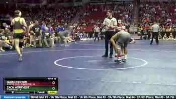 152 lbs 5th & 7th Place - Isaiah Fenton, 8-Notre Dame, Burlington vs Zach Mortvedt, 7-Winterset