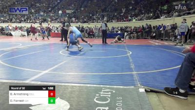 92 lbs Round Of 32 - Benjamin Armstrong, Collinsville Cardinals vs Declan Forrest, Vinita Jr. High