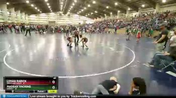 85 lbs Quarters & Wb (16 Team) - Lyman Rarick, Westlake White vs Maddax Hacking, Uintah