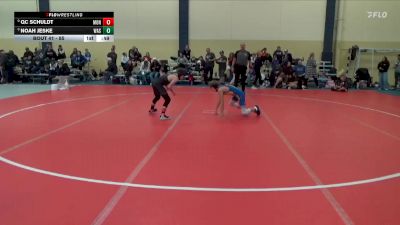 85 lbs Cons. Round 2 - Noah Jeske, Waseca vs Qc Schuldt, Montevideo