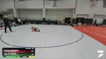 85 lbs Quarterfinal - Tyler Anderson, Rock Wrestling Club vs Nolan Martin, Texas Elite Wrestling Club