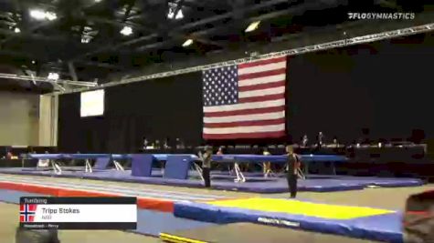 Tripp Stokes - Tumbling, NSB - 2021 USA Gymnastics Championships