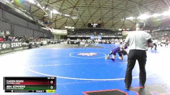 2A 120 lbs Quarterfinal - Ben Sommers, Burlington-Edison vs Caden Rossi, Columbia River