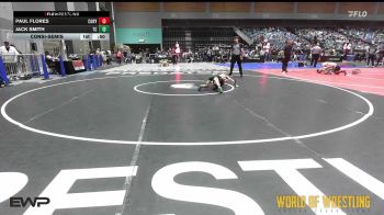 55 lbs Consolation - Paul Flores, Cory Clark Wrestling vs Jack Smith, Team Coalinga