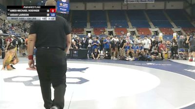 138 lbs Champ. Rd Of 32 - Ames-Michael Hoevker, California vs Aidan Larson, Oregon
