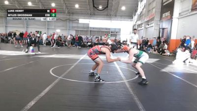 150 lbs Round 7 (8 Team) - Luke Henry, Warner Elite vs Myles Grossman, Gettysburg