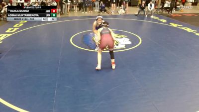 105 lbs Champ. Round 2 - Karla Munoz, Unattached vs Adinai Muktarbekova, Unattached