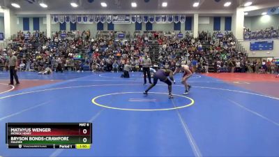 165 lbs Champ. Round 2 - Bryson Bonds-crawford, Maumee vs Mathyus Wenger, Patrick Henry