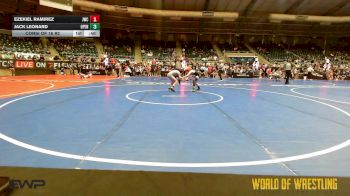 76 lbs Consi Of 16 #2 - Ezekiel Ramirez, Juggernaut Wrestling Club vs Jack Leonard, Open Mats