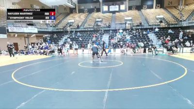 180 lbs Quarterfinal - Symphony Veloz, Oklahoma City University vs Hayleen Martinez, Fort Hays State