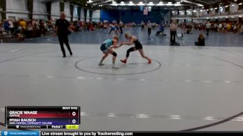 103 lbs Quarterfinal - Myah Rausch, Iowa Central Community College vs Gracie Waage, Simpson