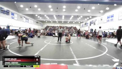 157 lbs Champ. Round 2 - Owen Abenes, Bear Wrestling Academy vs Adam Salas, Los Alamitos High School