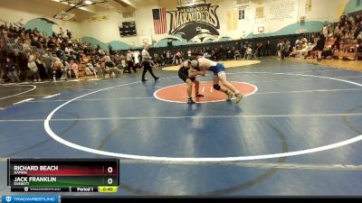 144 lbs Cons. Round 3 - Richard Beach, Kamiak vs Jack Franklin, Everett