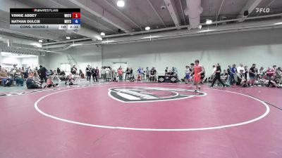 Cons. Round 2 - Vinnie Abbey, Warrior Regional Training Center vs Nathan Dulcie, Warrior Regional Training Center
