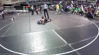 62 lbs Champ. Round 1 - Jedidiah Young, Nebraska Wrestling Academy vs Ezekiel Hoof, Alliance Wrestling Club