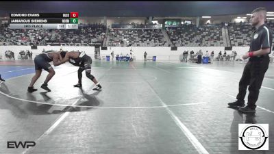 3rd Place - Edmond Evans, Husky Wrestling Club vs JaMarcus Siemens, Norman North