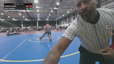 113 lbs Cons. Round 3 - Lennon Ogden, Capital City Wrestling Club vs Beau Parker, D1 Elite Wrestling Club