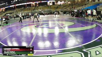 144 lbs Cons. Round 5 - Talon Maple, Zephyrhills Christian vs LeAndre Campbell, Lake Gibson