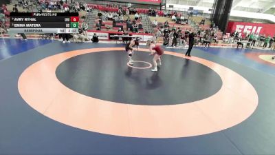 160 lbs Semifinal - Avry Ryhal, Lock Haven University vs Emma Matera, Ursinus