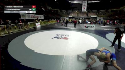 120 lbs Cons. Semis - Landen Squires, Sunnyvale Wrestling Club vs Brodie Henderson