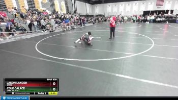 150 lbs Cons. Round 2 - Jason LaKosh, Omro vs Cole Calace, Lane Tech (IL)