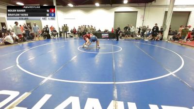 175 lbs Nolen Baker, Virginia vs Braylon Yates, North Carolina