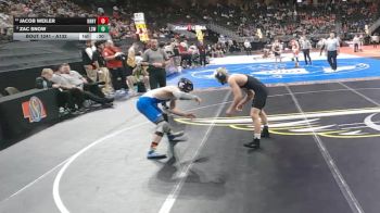 Cons. Round 2 - Jacob Weiler, Kearney vs Zac Snow, Lincoln Southwest